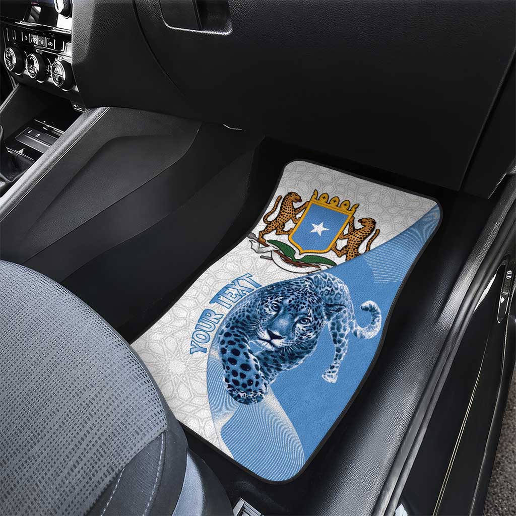 Coat of arms of Soomaaliya Car Mats Leopard Skin mix Islamic Pattern