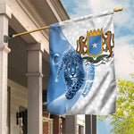 Coat of arms of Soomaaliya Garden Flag Leopard Skin mix Islamic Pattern