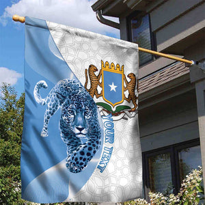 Coat of arms of Soomaaliya Garden Flag Leopard Skin mix Islamic Pattern