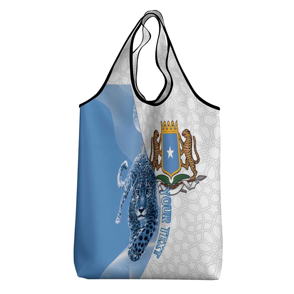 Coat of arms of Soomaaliya Grocery Bag Leopard Skin mix Islamic Pattern