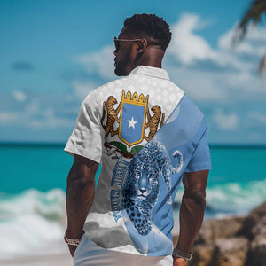 Coat of arms of Soomaaliya Hawaiian Shirt Leopard Skin mix Islamic Pattern