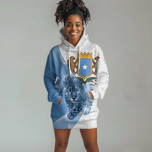 Coat of arms of Soomaaliya Hoodie Dress Leopard Skin mix Islamic Pattern