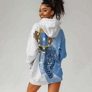 Coat of arms of Soomaaliya Hoodie Dress Leopard Skin mix Islamic Pattern