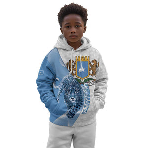 Coat of arms of Soomaaliya Kid Hoodie Leopard Skin mix Islamic Pattern