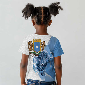 Coat of arms of Soomaaliya Kid T shirt Leopard Skin mix Islamic Pattern