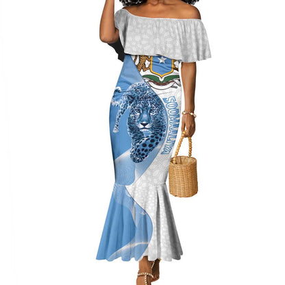 Coat of arms of Soomaaliya Mermaid Dress Leopard Skin mix Islamic Pattern