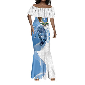 Coat of arms of Soomaaliya Mermaid Dress Leopard Skin mix Islamic Pattern