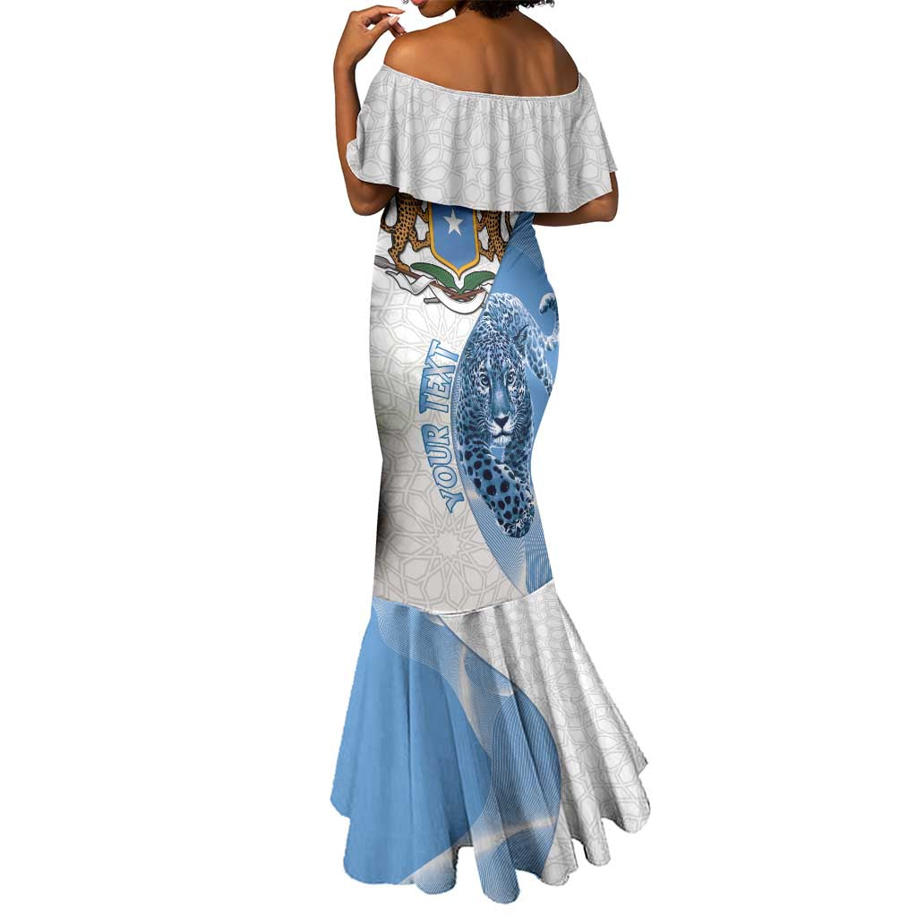 Coat of arms of Soomaaliya Mermaid Dress Leopard Skin mix Islamic Pattern