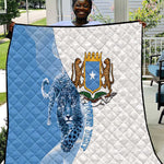 Coat of arms of Soomaaliya Quilt Leopard Skin mix Islamic Pattern