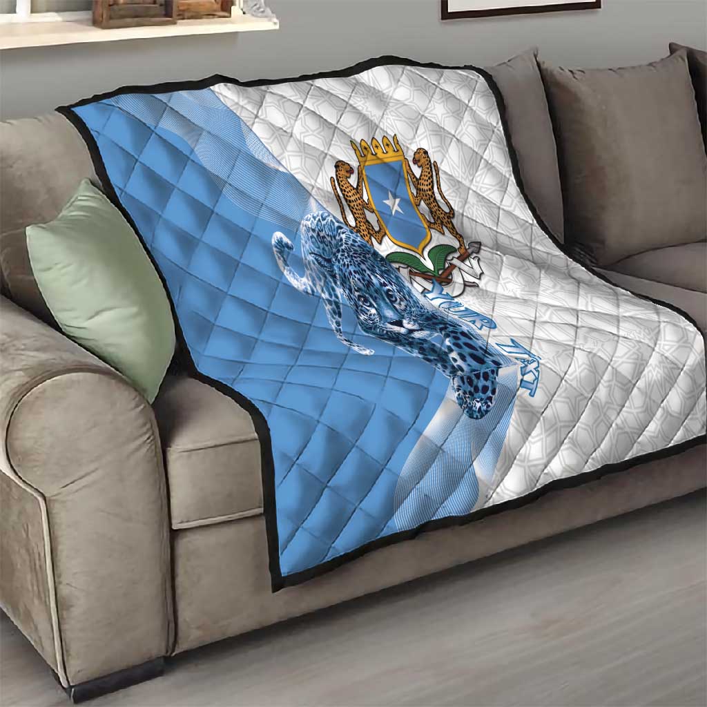 Coat of arms of Soomaaliya Quilt Leopard Skin mix Islamic Pattern