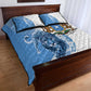 Coat of arms of Soomaaliya Quilt Bed Set Leopard Skin mix Islamic Pattern