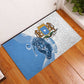 Coat of arms of Soomaaliya Rubber Doormat Leopard Skin mix Islamic Pattern