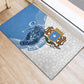 Coat of arms of Soomaaliya Rubber Doormat Leopard Skin mix Islamic Pattern