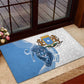 Coat of arms of Soomaaliya Rubber Doormat Leopard Skin mix Islamic Pattern