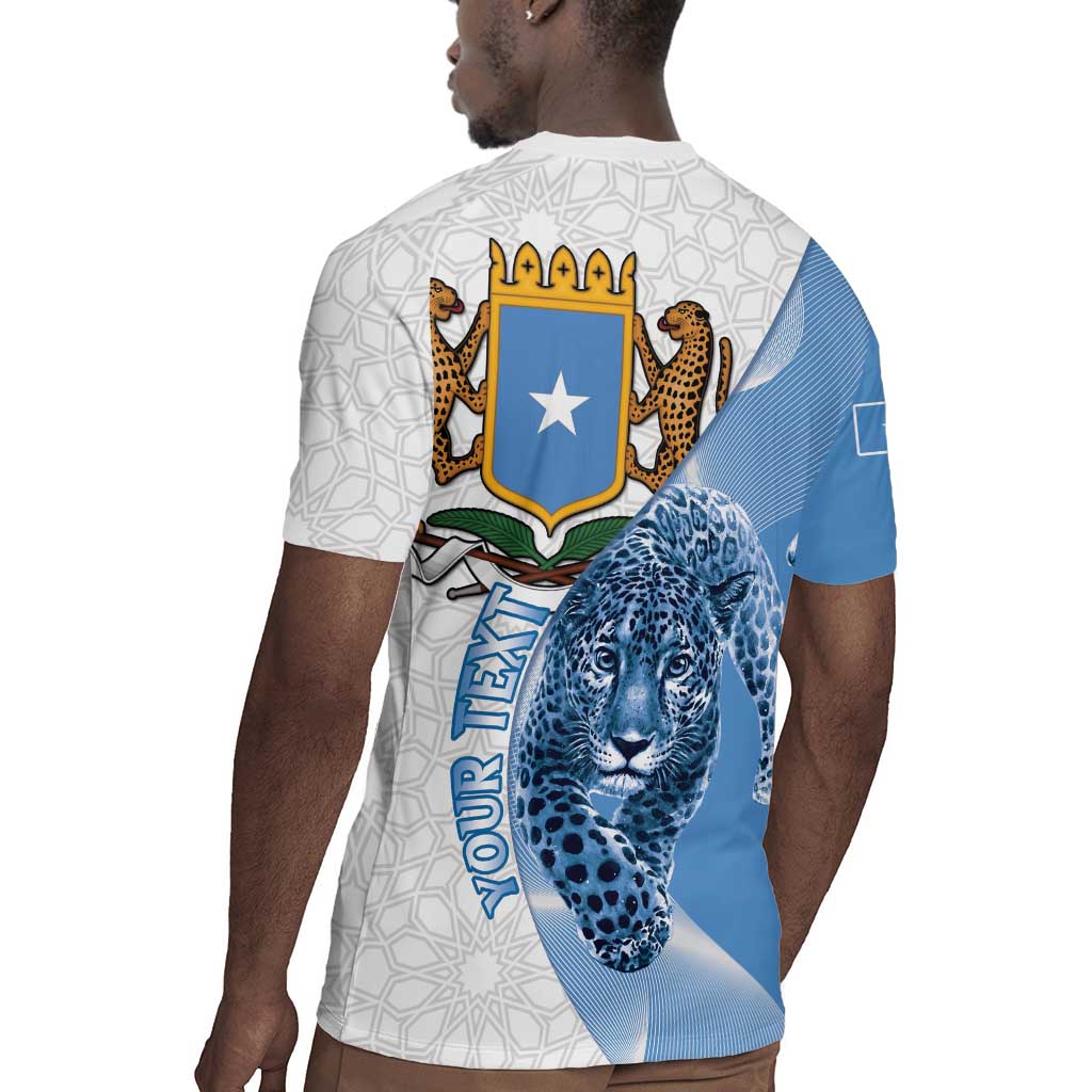 Coat of arms of Soomaaliya Rugby Jersey Leopard Skin mix Islamic Pattern