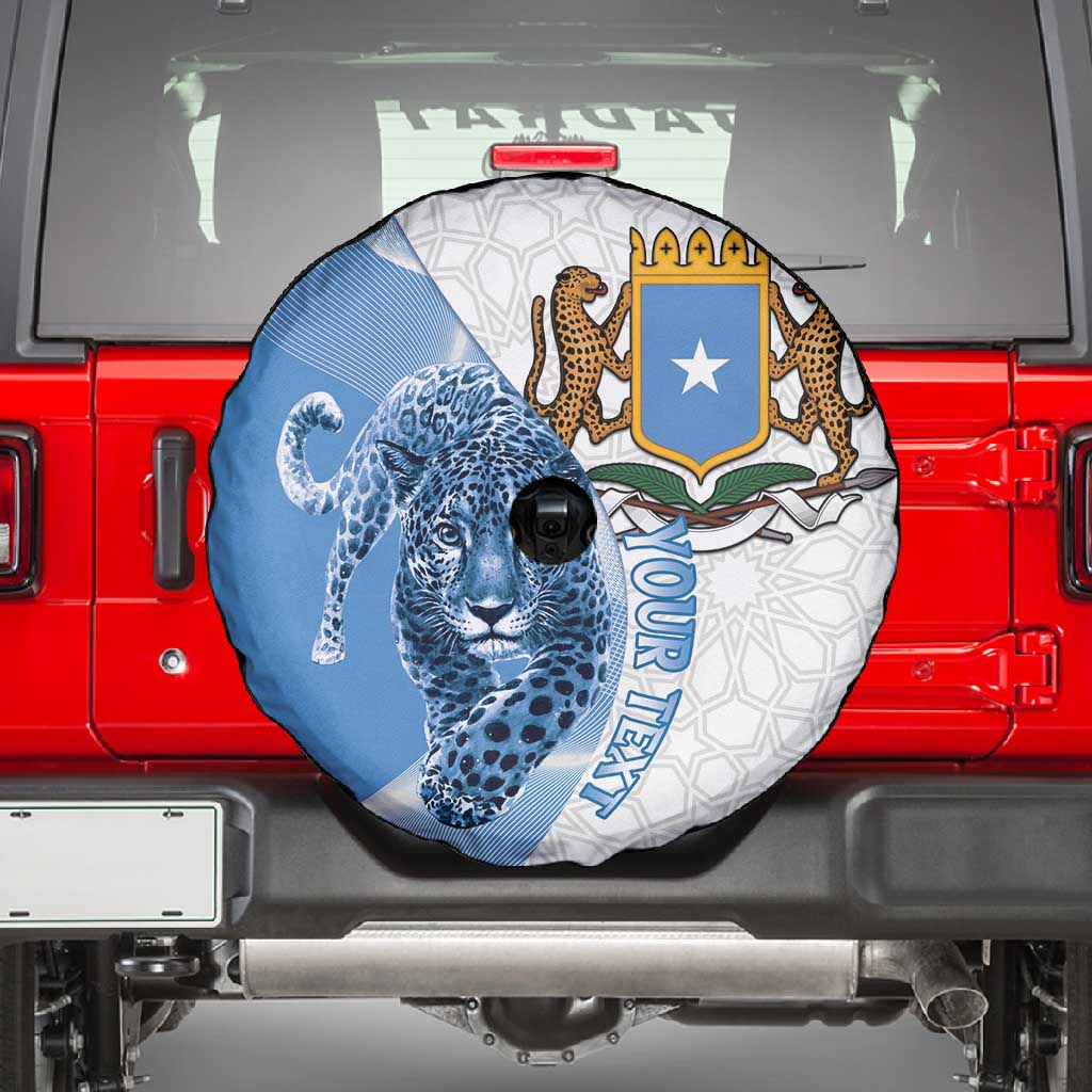 Coat of arms of Soomaaliya Spare Tire Cover Leopard Skin mix Islamic Pattern