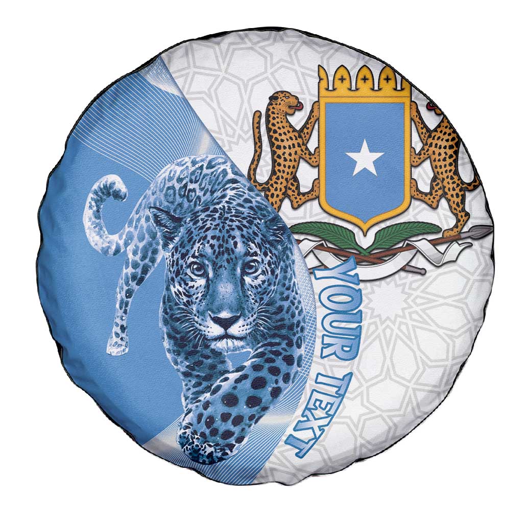 Coat of arms of Soomaaliya Spare Tire Cover Leopard Skin mix Islamic Pattern