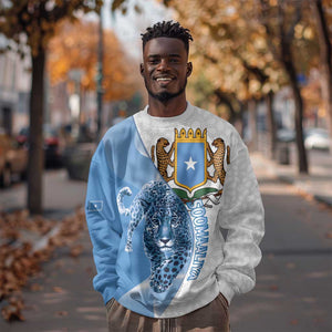 Coat of arms of Soomaaliya Sweatshirt Leopard Skin mix Islamic Pattern