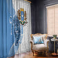 Coat of arms of Soomaaliya Window Curtain Leopard Skin mix Islamic Pattern