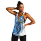 Coat of arms of Soomaaliya Women Racerback Tank Leopard Skin mix Islamic Pattern