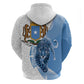 Coat of arms of Soomaaliya Zip Hoodie Leopard Skin mix Islamic Pattern