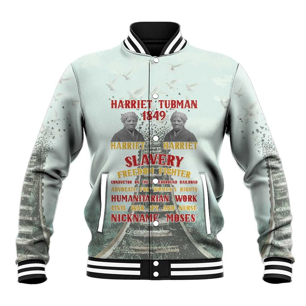 Moses of Freedom Baseball Jacket Harriet Tubman Tribute - African Pride