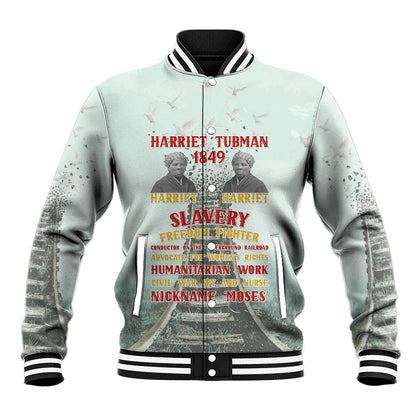 Moses of Freedom Baseball Jacket Harriet Tubman Tribute - African Pride