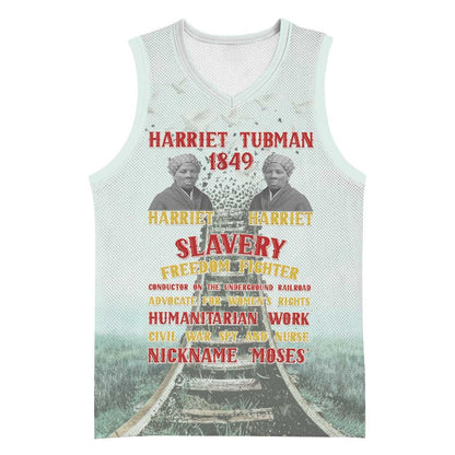 Moses of Freedom Basketball Jersey Harriet Tubman Tribute LT15
