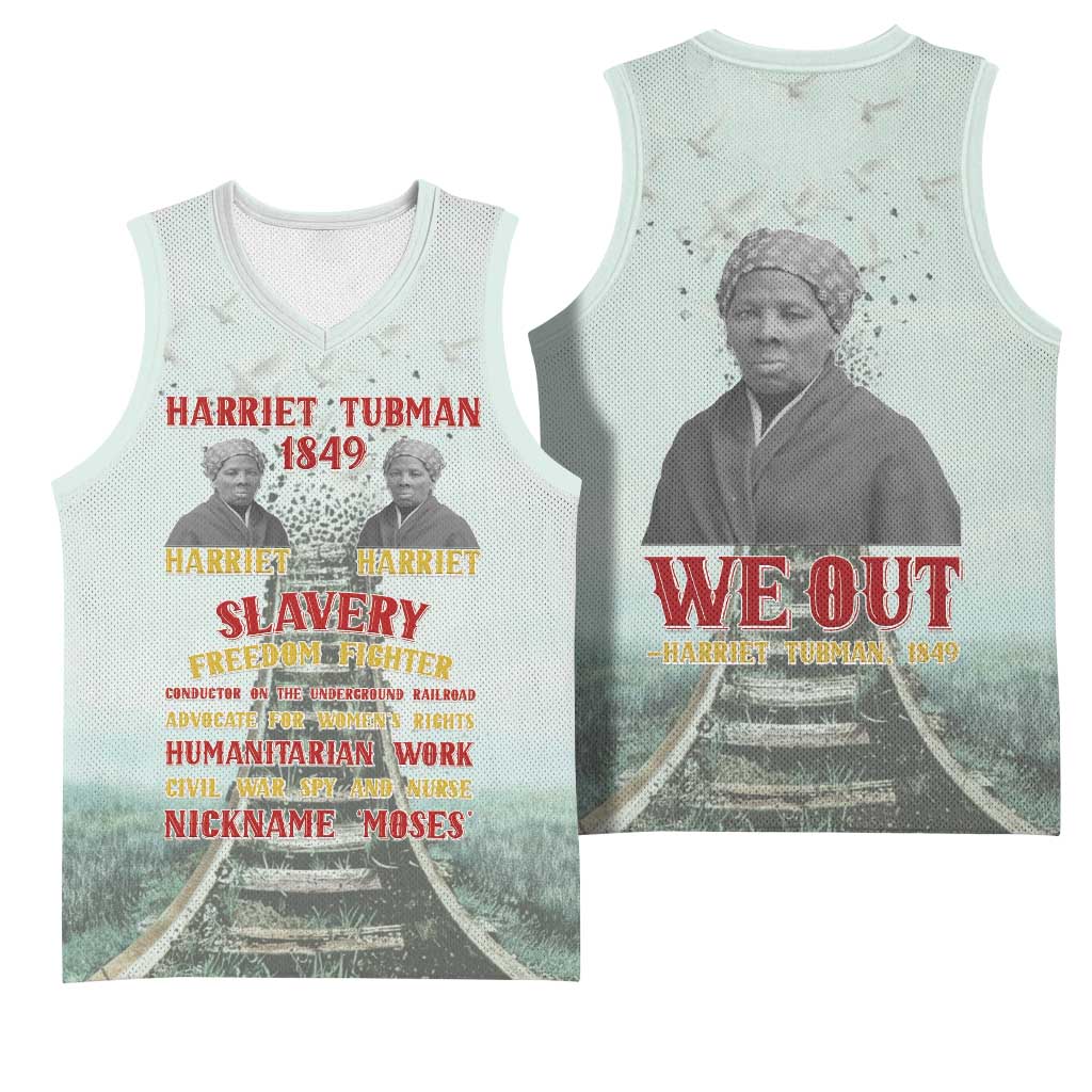 Moses of Freedom Basketball Jersey Harriet Tubman Tribute LT15