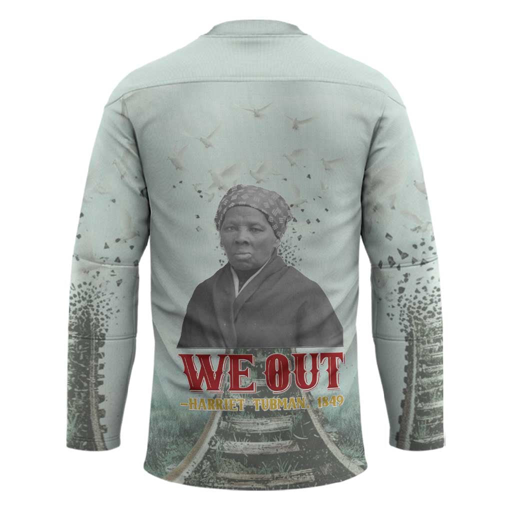 Harriet Tubman 1849 Hockey Jersey Freedom Fighter Legacy