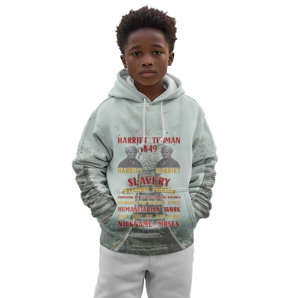 Moses of Freedom Kid Hoodie Harriet Tubman Tribute - African Pride