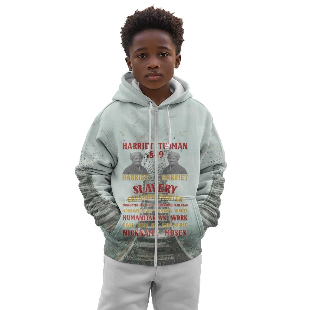 Moses of Freedom Kid Hoodie Harriet Tubman Tribute - African Pride