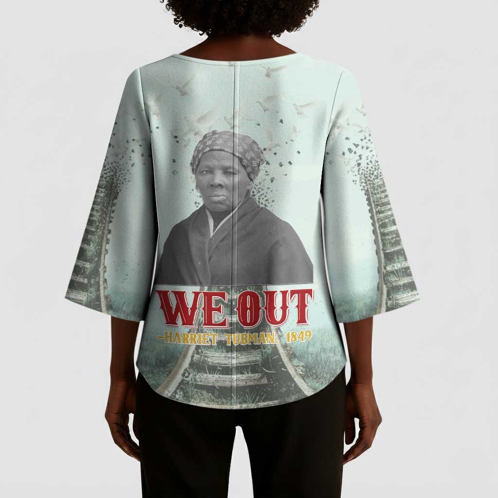 Harriet Tubman 1849 Kimono Sleeve Blouse Freedom Fighter Legacy