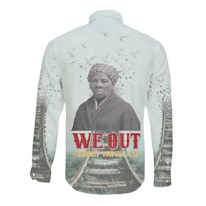 Moses of Freedom Long Sleeve Button Shirt Harriet Tubman Tribute - African Pride