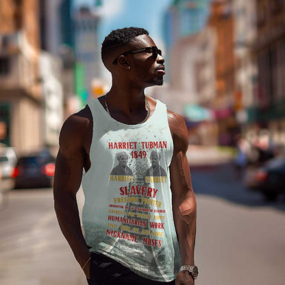 Moses of Freedom Men Tank Top Harriet Tubman Tribute - African Pride
