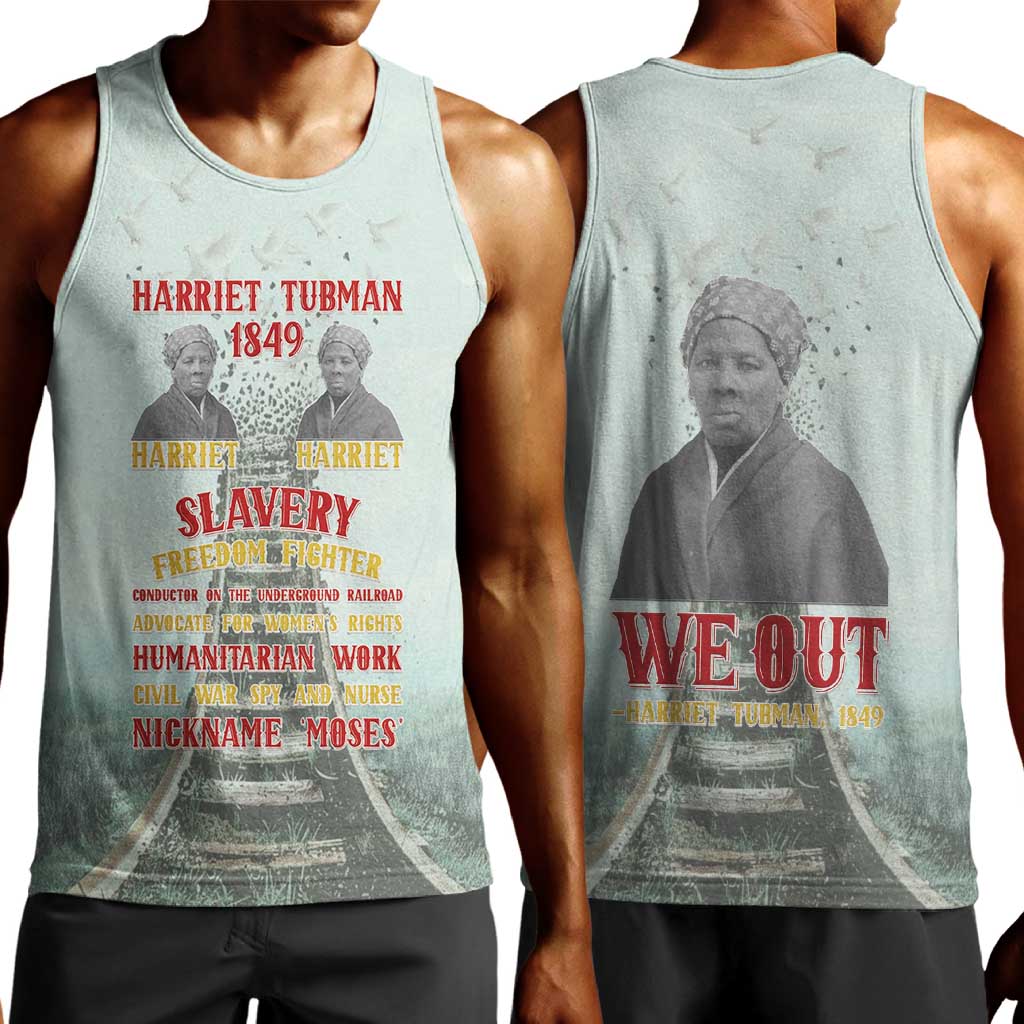 Moses of Freedom Men Tank Top Harriet Tubman Tribute - African Pride