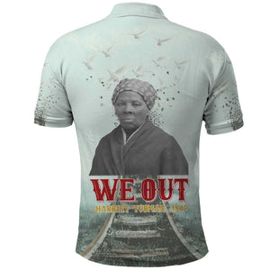 Moses of Freedom Polo Shirt Harriet Tubman Tribute - African Pride