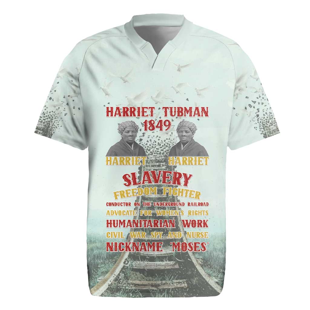 Moses of Freedom Rugby Jersey Harriet Tubman Tribute - African Pride