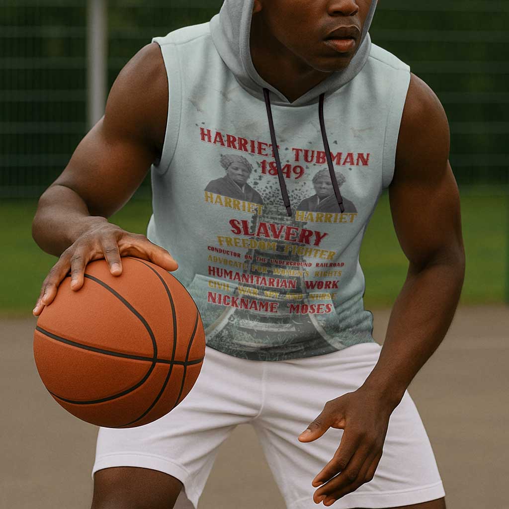 Moses of Freedom Sleeveless Hoodie Harriet Tubman Tribute - African Pride