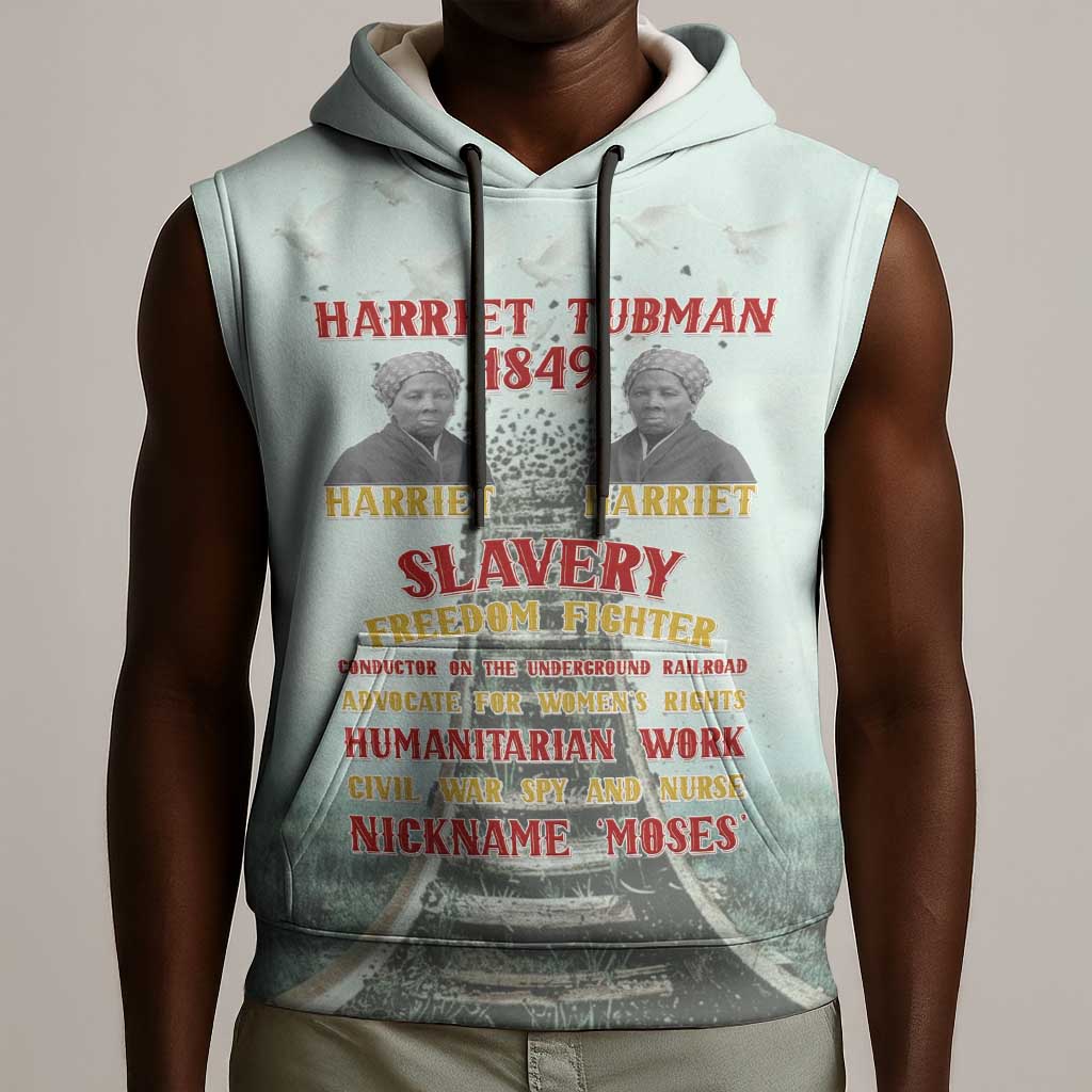 Moses of Freedom Sleeveless Hoodie Harriet Tubman Tribute - African Pride