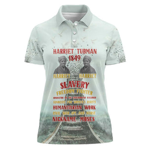 Moses of Freedom Women Polo Shirt Harriet Tubman Tribute - African Pride