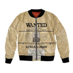 Harriet Tubman Freedom Bomber Jacket Vintage Wanted Poster Style - African Pride