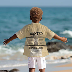 Harriet Tubman Freedom Kid Hawaiian Shirt Vintage Wanted Poster Style - African Pride