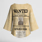 WANTED for Freedom Kimono Sleeve Blouse Harriet Moses Tubman