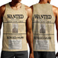 Harriet Tubman Freedom Men Tank Top Vintage Wanted Poster Style - African Pride