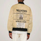 Harriet Tubman Freedom Sleeve Zip Bomber Jacket Vintage Wanted Poster Style - African Pride
