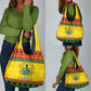 Afro Ghana Christmas Grocery Bag Coat Of Arms - Kente Pattern