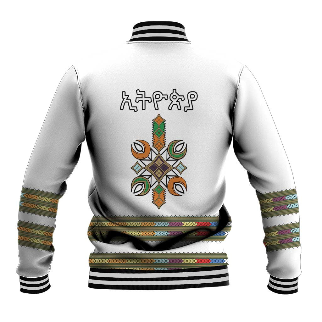 Ethiopia Baseball Jacket Ethiopian Traditional Habesha Style