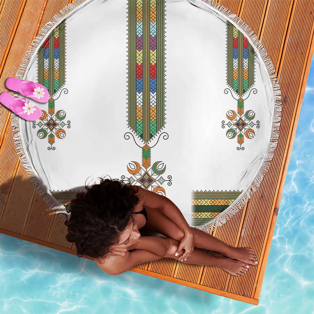 Ethiopia Beach Blanket Ethiopian Traditional Habesha Style