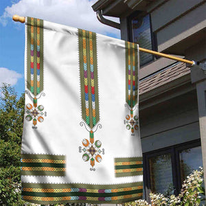 Ethiopia Garden Flag Ethiopian Traditional Habesha Style